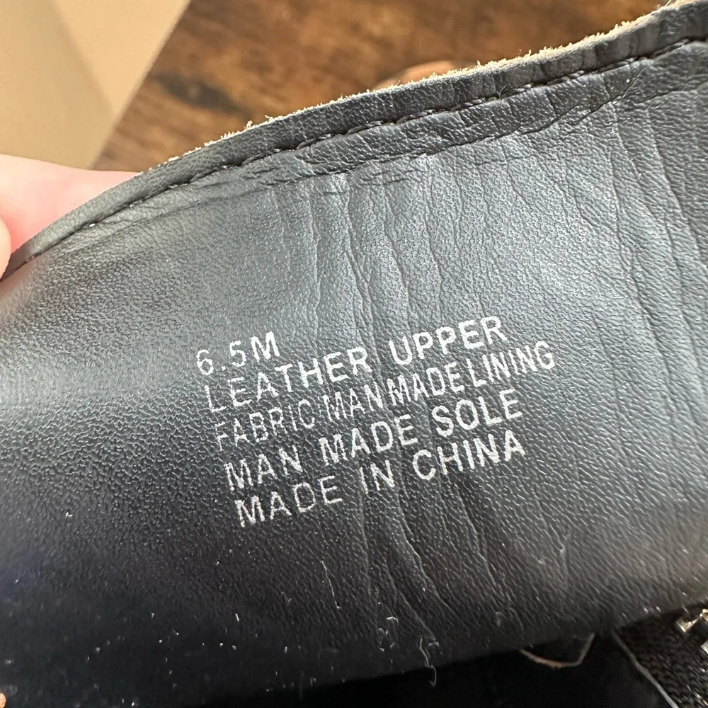 Gianni Bini GB All-Star Leopard Print Chunky Lug Sole Platform Booties size 6.5 - Picture 7 of 8